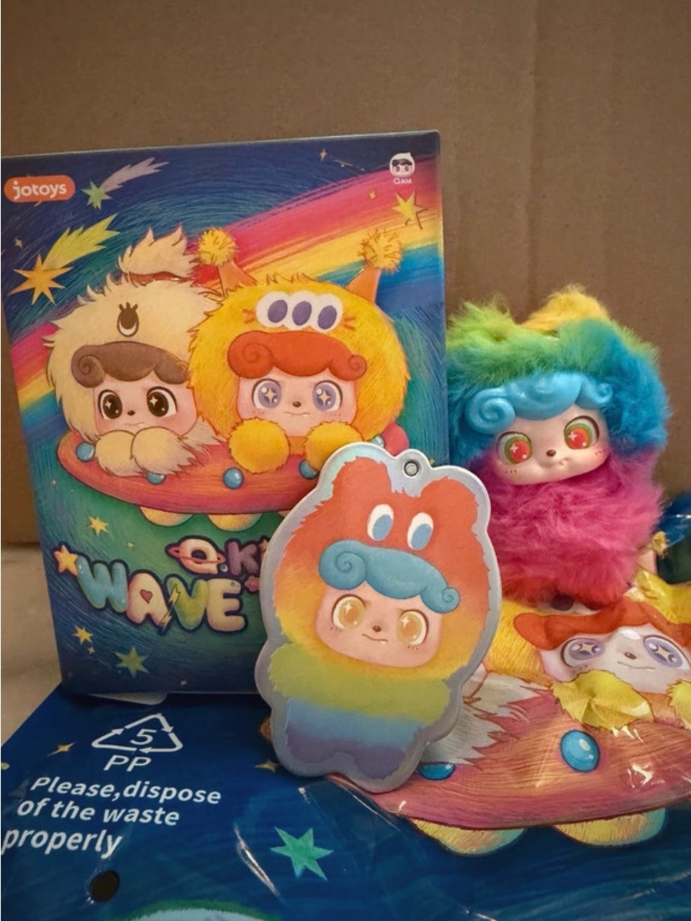 Q.Kid Wave Club Series - Freedom Plush Keychain